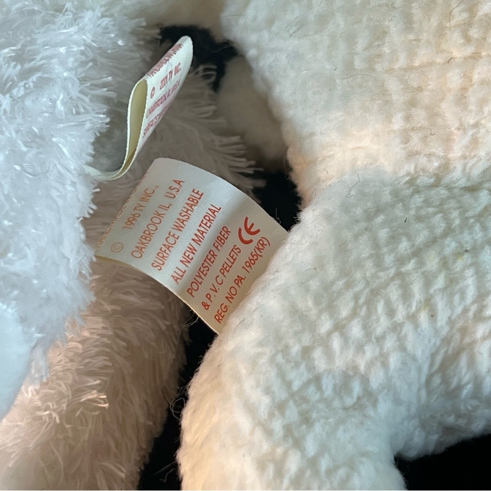 TY Beanie Baby Bundle | Rare Fleece as White as Snow 7 Pack | Tag Error, PCV - Picture 6 of 16